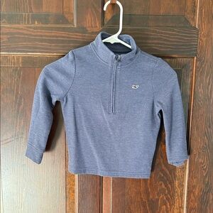 Vineyard Vines Kids Navy Half-Zip Sweater